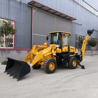 China factory direct sale both end loader with backhoe loader